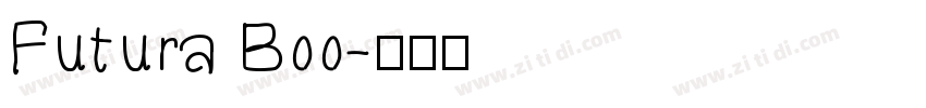 Futura Boo字体转换